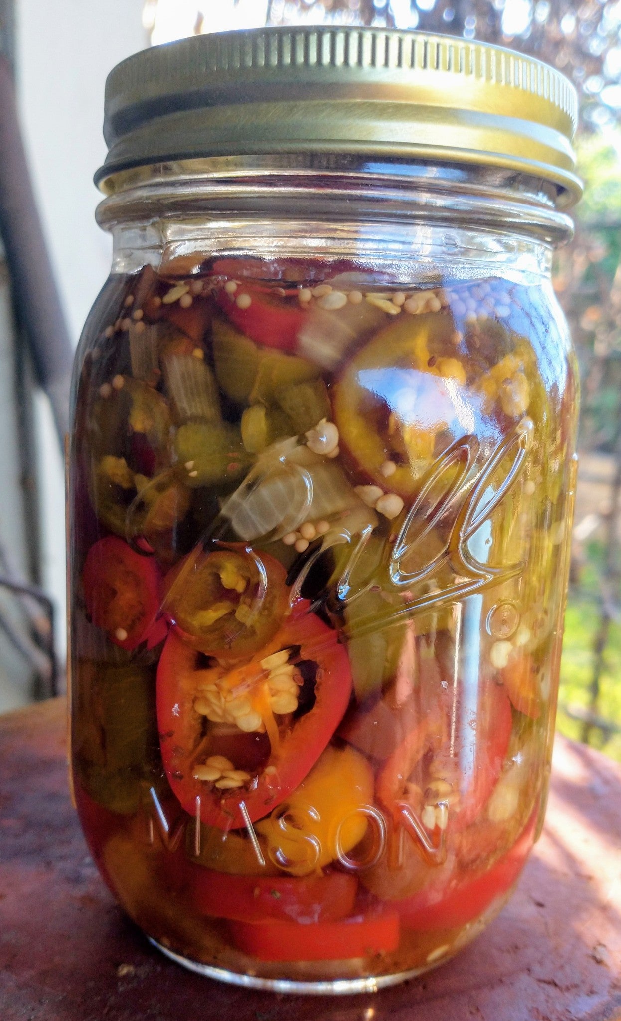 Kitchen Shenanigans - Jarred Bread & Butter Peppers