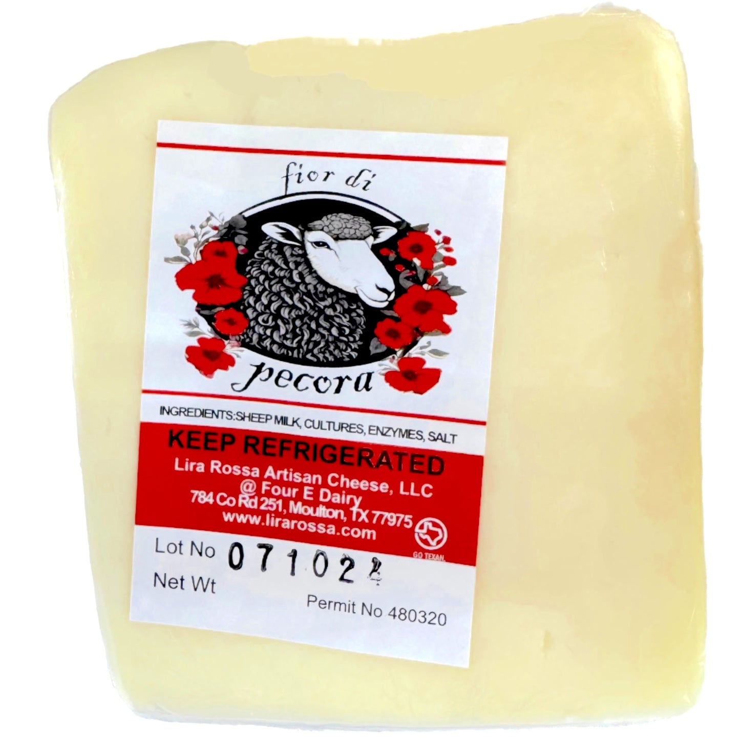 Lira Rossa - Fior Di Pecora (Sheep Cheese)
