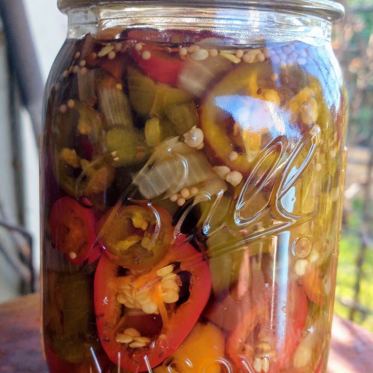 Kitchen Shenanigans - Jarred Bread & Butter Peppers