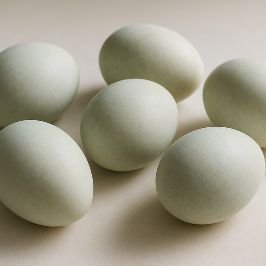 6 duck eggs